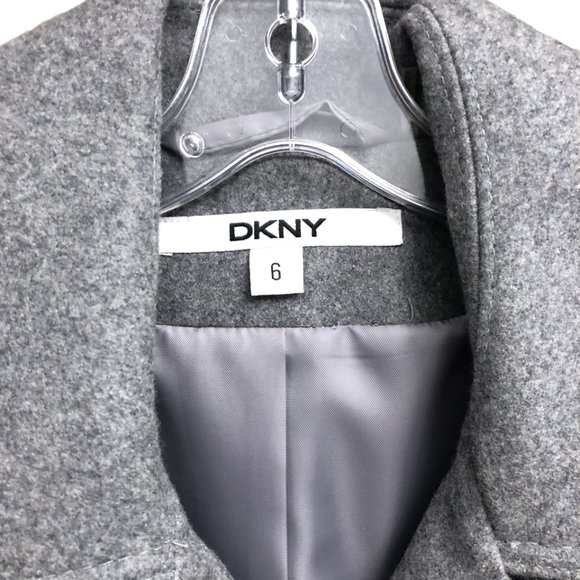 BNWT Women's DKNY Cold Weather Trench Wool Coat - Picture 4 of 8